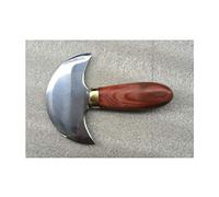 NIBD Leather Round Knife Doubled Edged Super Sharp Hand-cutting knife Most half moon knife For Leather Crafts DIY