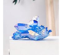 NIBHZ 10Pcs Natural Crystal Cluster Geode, Raw Quartz Geode Crystal Cluster Stone Small Healing Crystals for Home Decoration, Healing, Meditation,G,50~80g