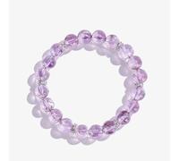 NIBHZ Amethyst bracelet, elegant women's wrist accessory, natural healing stone bracelet for energy balance and relaxation,C,9mm