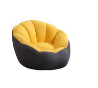 NIBHZ Animal Bean Bag Chair Cover for Kids Stuffable Zipper Bean Bag for Children Storage & Organizing Plush Toys, Easy to Clean, Do Not Include Toys,Yellow,95x85CM