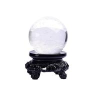 NIBHZ Crystal Ball with Stand for Fortune Teller Divination Crystal Sphere for Magic, Decorative Ball for Lensball Photography, Feng Shui,50mm