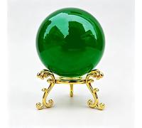 NIBHZ Crystal Ball with Stand Ideal for Office Decor This Cool Things as a Photography Prop and Feng Shui Divination Sphere As Office Decor and Desk Decor Crafted,C,60mm