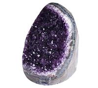 NIBHZ Large Uruguay Raw Amethyst Cluster Irregular Single Geode Crystal Stone Healing Reiki Rock Collection,amethyst cluster-200~400g