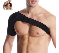 NIBHZ Shoulder Brace Injury Recovery Compression Support Sleeve Wrap for Shoulder Stability, for Torn Rotator Cuff, Dislocation, Tendonitis, Fits Left and Right Arm, Men Women