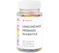 NIBIBALA Pre-Written Love Capsules Messages in a Bottle, Love Letters Long Distance Relationships Gifts (50+), Valentine's Day Gifts for Husband, Wife, Boyfriend, Couple