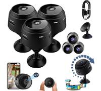 Niblido Camtrix Magnetic Mini Security Camera, Mini 1080p Camera HD Wireless Magnetic Security Camera, Mini Camera Wireless WiFi Hidden Camera for Home Indoor,Secret House Camera (3PC)