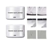 Niblido Ceramic Tile Repair Kit, Cracked Chipped Bathroom Floor Tiles, Magic Ceramic Tile Repair Agent for Cracks, Holes, Scratches (15g+15g)