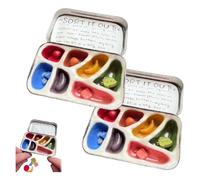 Niblido Handmade Sorting Jars - Relieve Anxiety, Sensory Sorting Box, Lightweight Compact Sensory Sorting Jar, Portable Calm Down Jar, Adult Fidget Gift for People Who Struggle to Focus (2)