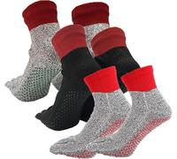 Niblido Konjoun Barefoot Socks, Konjoun Socks Outdoor, Konjoun Grounding Socks, Konjoun Socks, Konjoun Hike Socks (UK, Alpha, One Size, Regular, Regular, MIX3PC-B)