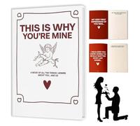 Niblido THIS IS WHY YOU'RE MINE - Keepsake Book for Couples, Couples Journal for Write Your Own Stories, Memories, and Heart-Fluttering Moments, Meaningful Gift for Beloved Boyfriend Girlfriend
