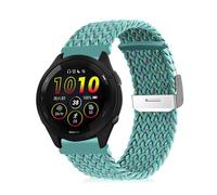 Niboow 22mm Blue Nylon Braided Watch Band for Garmin Venu 3/Venu 2/Vivoactive 4/Forerunner 265/255/255 Music, Amazfit GTR 3 Pro/2e/Xiaomi Watch S1/4/Huawei Watch 4/4 Pro/Ultimate/Buds