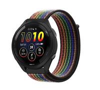 Niboow 22mm Strap Compatible with Garmin Forerunner 265/255/255 Music, Soft Nylon Watch Band for Garmin vivoactive 4/Venu 2/Active - Colorful Nike