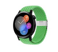 Niboow 22mm Strap for Huawei Watch GT 5 46mm/GT 5 Pro 46mm/GT 4 46mm/GT 3 Pro 46mm/GT 3 46 mm/GT Runner/GT 2 46 mm, Nylon Braided Watch Bands for Huawei Watch 4/Watch 4 Pro/Watch Buds - Green-2