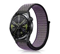 Niboow 22mm Strap for Huawei Watch GT 6/GT 6 Pro/GT 5/GT 5 Pro/GT 4/GT 3/GT 2 Pro (46mm), Nylon Soft Watch Bands for Huawei Watch5/Watch4/Watch3 Pro (46mm)/Watch4 Pro 48mm - Purple