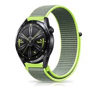 Niboow 22mm Strap for Huawei Watch GT 6/GT 6 Pro/GT 5/GT 5 Pro/GT 4/GT 3/GT 2 Pro (46mm), Nylon Soft Watch Bands for Huawei Watch5/Watch4/Watch3 Pro (46mm)/Watch4 Pro 48mm - Yellow