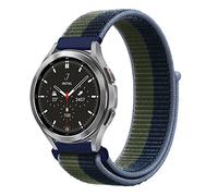 Niboow 22mm Strap for Samsung Galaxy Watch 3 45mm/Galaxy Watch 46mm/Gear S3 Frontier/Gear S3 Classic/Gear S, Nylon Soft Watch Band for Xiaomi Watch 2 Pro/Watch S1/Watch S1 Active/Mi Watch - Blue/Green