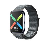 Niboow Strap Compatible with Oppo Watch Free, Men Women Children Nylon Soft Lightweight Breathable Watch Band Compatible with Oppo Watch Free - Green