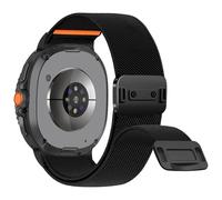 Niboow Strap Compatible with Samsung Galaxy Watch 8 40mm 44mm/Galaxy 8 Classic 46mm 2025, Elastic Magnetic Buckle Replacement Bands for Samsung Galaxy Watch 8 40mm 44mm/Galaxy 8 Classic 46mm - Black