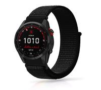Niboow Strap QuickFit 26mm for Garmin Epix 2 Pro 51mm, Nylon Lightweight Breathable Watch Band for Garmin Fenix 7X Pro Solar/Fenix 7X/6X GPS/6X Pro/6X Sapphire GPS/5X Sapphire/5X GPS - Black