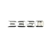 NIBOTT 3D ABS Black Car Letters Rear Trunk Badge Logo E350 CDI 4matic Emblem Sticker Fit For Mercedes Benz W212 E350 W213 Accessories(E350 Silver)