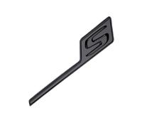 NIBOTT 3D ABS Car Trunk S Logo Badge Stickers Fit For Mercedes S Emblem AMG A45 W176 CLA45 C117 C63 W205 E63 W212 GLA45 X156 GLC GLE 63(Glossy Black)