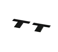NIBOTT 3d ABS Chrome Black TT Logo Letters Car Trunk Emblem Badge Decal Fit For Audi TT RS MK1 8N 8J MK3 8S MK2 TT Sticker Accessories(Gossy Black TT)