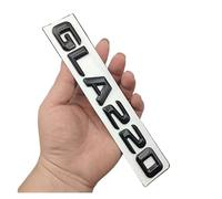 NIBOTT 3D ABS GLA 220 Logo GLA220 Emblem Badge Car Trunk Letters Sticker Fit For Mercedes GLA220 X156 H247 2014 2016 2017 2018 Accessories(Glossy Black 14-16)