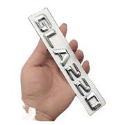 NIBOTT 3D ABS GLA 220 Logo GLA220 Emblem Badge Car Trunk Letters Sticker Fit For Mercedes GLA220 X156 H247 2014 2016 2017 2018 Accessories(Chrome 14-16)