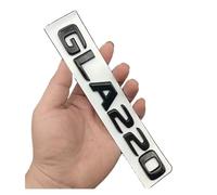 NIBOTT 3D ABS GLA 220 Logo GLA220 Emblem Badge Car Trunk Letters Sticker Fit For Mercedes GLA220 X156 H247 2014 2016 2017 2018 Accessories(Glossy Black 17-23)