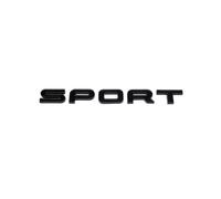 NIBOTT 3D ABS Letters SPORT Supercharged HSE Si4 SDV6 SDV8 Emblem Car Trunk Badge Stickers Fit For Range Rover Autobiography Discovery(Glossy black)