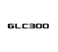NIBOTT Car 3D Trunk Letters Logo Alphabet Badge Emblem Decal Sticker Fit For Mercedes Benz GLC Class GLC63 GLC260 GLC300 4 Matic X253 X254 (Color : C)