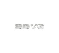 NIBOTT Car SDV6 SDV8 Trunk Logo Badge Emblem Decals Sticker Fit For Land Rover Range Rover Sport Discovery 4 Defender Accessories (Color : SDV8 chrome)
