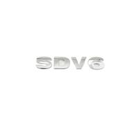 NIBOTT Car SDV6 SDV8 Trunk Logo Badge Emblem Decals Sticker Fit For Land Rover Range Rover Sport Discovery 4 Defender Accessories (Color : SDV6 chrome)