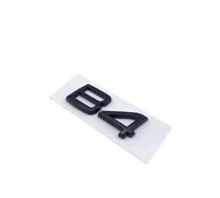 NIBOTT Glossy Black Silver Emblem Nameplate Sticker Fit For Volvo XC40 B3 B4 T3 T4 T5 For Volvo Trunk Lid Badge Models Decal Car Sticker(Glossy black B4)