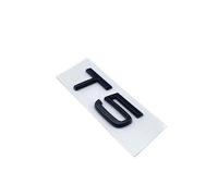 NIBOTT Glossy Black Silver Emblem Nameplate Sticker Fit For Volvo XC40 B3 B4 T3 T4 T5 For Volvo Trunk Lid Badge Models Decal Car Sticker(Glossy black T5)