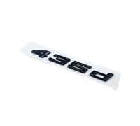 NIBOTT Numbers Letters 420d 428d 430d 435d 440d ABS Emblem Fit For BMW 4 Series F32 F33 F36 G22 G23 Car Trunk Nameplate Logo Sticker (Color : Silver 435d)