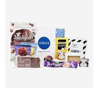 Nibula Treats Deluxe Happy New Home Hamper - Luxury Housewarming Gift Box with Tea, Coffee, Biscuits, Popcorn, Fudge, Jam & Hot Chocolate - Thoughtful Gift for New Homeowners
