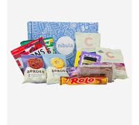 Nibula Treats Office Snacks and Drinks Box - Premium Gift Hamper with Biscuits, Nuts, Brownie, Hot Beverages, and Sweet Treats - Ideal for Teams, Colleagues, Staff & Client Gifting