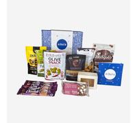 Nibula Treats Signature Christmas Hamper - Luxury Festive Gift Box with Gourmet Sweet & Savoury Treats, Popcorn, Fudge, Nuts, Olives, Hot Chocolate & More - Perfect for Family, Friends & Corporate