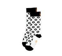 NIC HARRY Bitcoin Crypto Black Sock (U.K. 8-11). Iconic bamboo socks from Cape Town