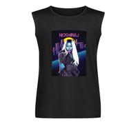 Nic-ki Min-aj Graphic Crew Neck Sports Men's Vests Tank Tops O-Neck 100% Cotton Undershirts Unisex Sleeveless T-Shirt L Black