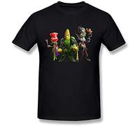 nicai Men's Plants Vs. Zombies Garden Warfare 2 T Shirt Black XXL