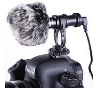 Nicama SGM6 3.5mm Condenser Shotgun Camera Microphone with Windscreen Muff for DSLR Canon EOS Nikon Sony Camcorders Smartphone (NOT for Canon T5, T6 and T7)