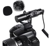 Nicama SGM8 Camera Shotgun Video Microphone with 1 Furry Windscreen Muff for DSLR Camera Camcorders Audio Recorder Smartphone