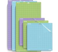 NICAPA Cutting Mat 12x12 and 12x24 for Cricut Maker and Explore 3,Light/Standard/StrongGrip 6 Pack, All The Essentials Delicate Paper to Heavier Specialty Materials