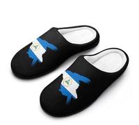 Nicaragua Bird Nicara Kingfisher Breathable Slippers Women Slip On Winter Warm House Slippers Shoes Bedroom 9-10（40-41）