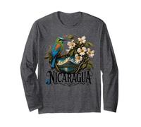 Nicaragua Guardabarranco Nicaraguan Torogoz Central 505 Bird Long Sleeve T-Shirt