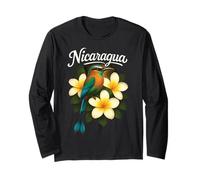 Nicaragua Guardabarranco Sacuanjoche Torogoz 505 Nicoya Flor Long Sleeve T-Shirt