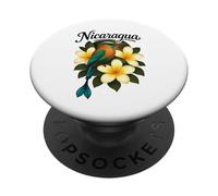 Nicaragua Guardabarranco Sacuanjoche Torogoz 505 Nicoya Flor PopSockets Adhesive PopGrip