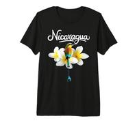 Nicaragua Guardabarranco Sacuanjoche Torogoz 505 Nicoya Flor Premium T-Shirt